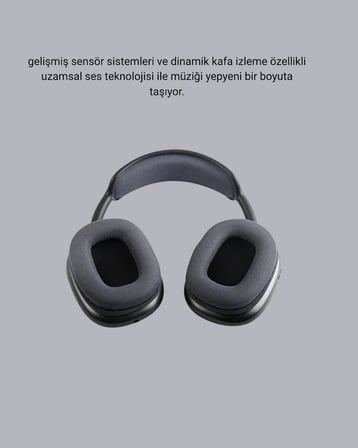 Bluetooth 5.0 Kulak Üstü Kulaklık – Gürültü Engelleme, Uzamsal Ses, Hızlı Şarj