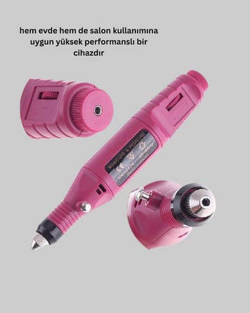 Profesyonel Tırnak Matkap Makinesi – Usb Şarjlı, Ayarlanabilir Hız, Düşük Titreşimli Ve Sessiz Çalışma