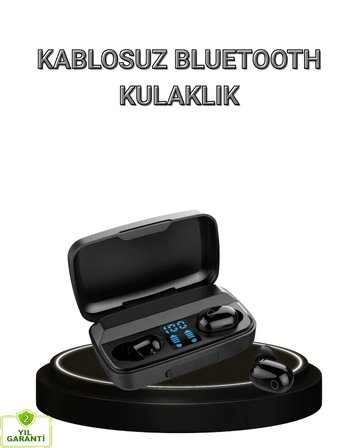 A10s Kablosuz Kulaklık  Çipli Uzun Pil Ömürlü Dokunmatik