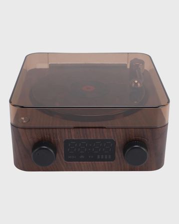 Gece Lambası Bluetooth Hoparlör Dijital Saat Çok Fonksiyonlu Su Dalgası Işıklı