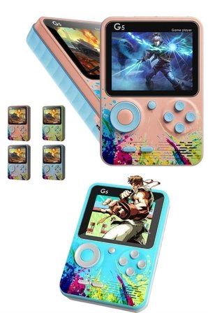 Çocuklara Özel 4k Hd Retro Oyun Konsol El Atari Taşınabilir 500 Oyunlu