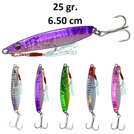 Jig Yem25gr Lures SahteYem Rapala Levrek,Lüfer,Çinekop,Yemi Asist3