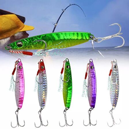 Jig Yem25gr Lures SahteYem Rapala Levrek,Lüfer,Çinekop,Yemi Asist3