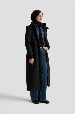 Kadın Kapitone Mont 24KT740 - Trend Model
