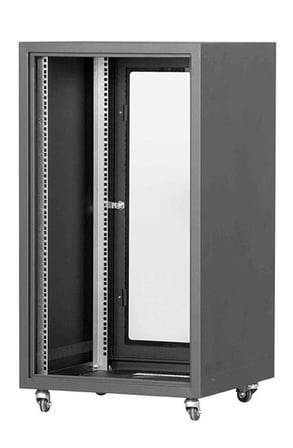 SETRACK 19'' 16U 600X600 4 KAPAK AÇILABİLİR CAMLI TEKERLEKLİ RACK KABİNET