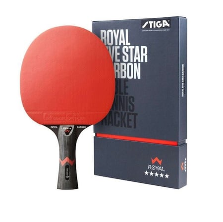 Özel Üretim 1215-2818-01 Bat Royal Five Star Carbon Masa Tenis Raketi Eğlence Antrenman Takım