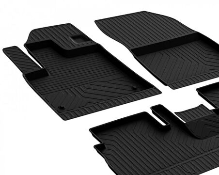 Fiat Doblo 3  Ferrous 4D Havuzlu Kauçuk Paspas 2022 ve Üstü