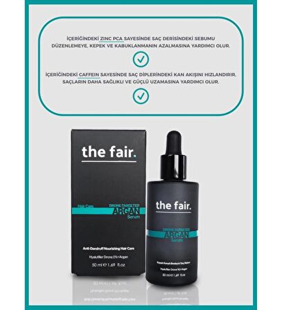 the fair. Drone-targeted Argan Besleyici Vegan Saç Serumu %1 Hyalufiller Drone Argan 50 ml