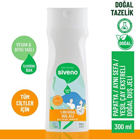 Siveno Nemlendirici Doğal Tüm Ciltler İçin Vücut Sabunu 300 ml