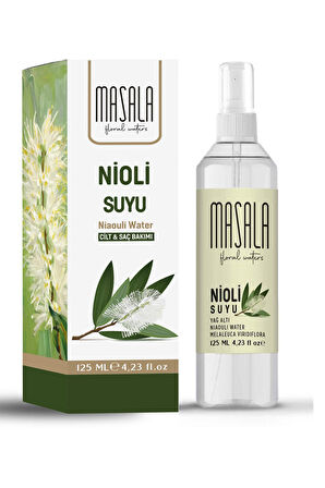 Masala Saf Nioli Suyu 125 ml %100 Doğal Yağlı Hidrosol - Tonik Niaouli Water Hydrosol Tonic