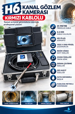 Kanal Gözlem Kamerası 25 Metre
