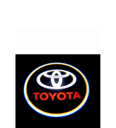 ToyotaAraçlar İçin Pilli Yapıştırmalı Kapı Altı Led Logo-Projektör
