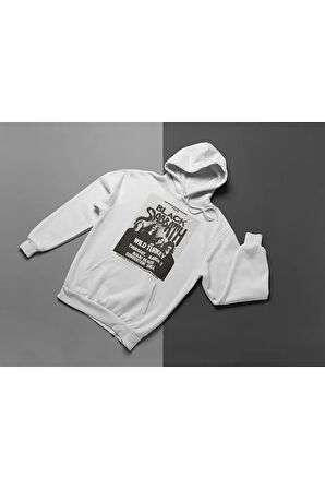 Black Sabbath Baskılı Unisex Oversize Müzik Grubu Hoodie