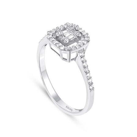 0.29 Karat Baget Pırlanta Yüzük