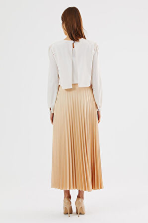 450 SENTEZ ETEK BELİ LASTİKLİ PLİSE