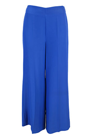 5386 SENTEZ PANTOLON ARKASI LASTİKLİ KISA GENİŞ PAÇA