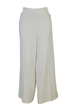 5386 SENTEZ PANTOLON ARKASI LASTİKLİ KISA GENİŞ PAÇA