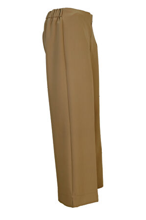 5565 SENTEZ QUEEN KISA GENİŞ PAÇA PANTOLON