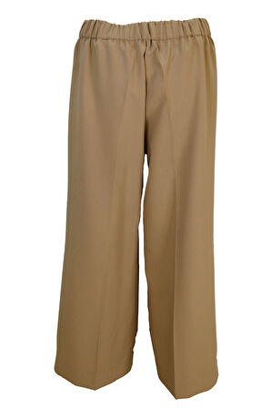 5565 SENTEZ QUEEN KISA GENİŞ PAÇA PANTOLON