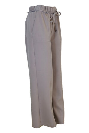 5571 SENTEZ LİON BAMBU GENİŞ PAÇA PANTOLON
