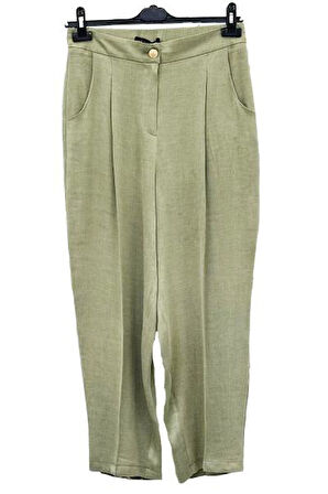 5590 SENTEZ NEPTÜN İPEK CUPRA HAVUÇ PANTOLON