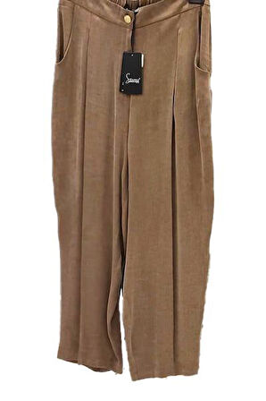 5590 SENTEZ NEPTÜN İPEK CUPRA HAVUÇ PANTOLON