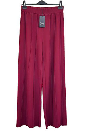 5612 SENTEZ LİORA GENİŞ PAÇA ÖRME PANTOLON