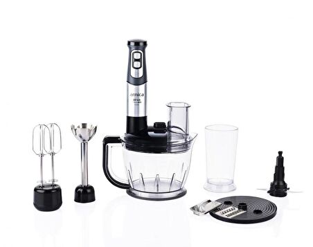 Arnica GH21801 Diva Trend Pro Doğrayıcı Blender Seti-GÜMÜŞ