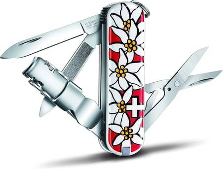 Victorinox 0.6463.840 NailClip 580 Edelweiss Desenli Tırnak Makaslı Çakı