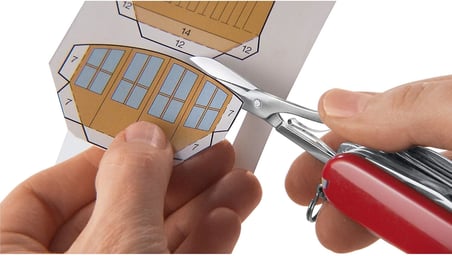 Victorinox 0.6463.840 NailClip 580 Edelweiss Desenli Tırnak Makaslı Çakı
