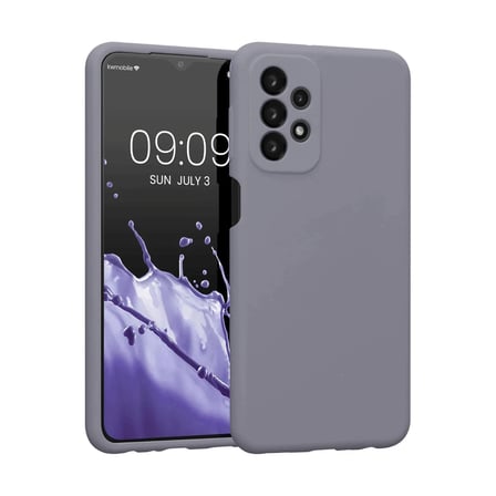 Samsung Galaxy A23 4G Kılıf First Silikon - Gri