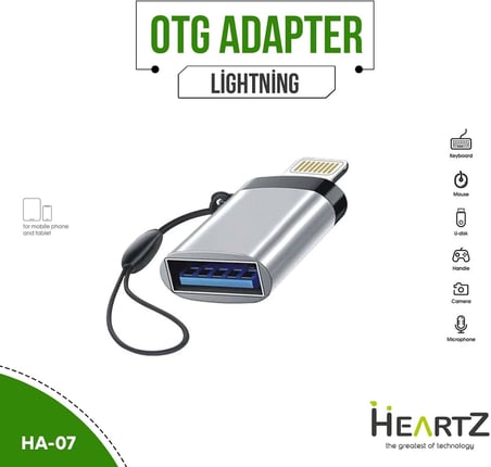 USB FLASH BELLEK İOS OTG USB OKUYUCU CHARGE ŞARJ LİGHTNİNG ÇİPLİ FLASH BELLEK OKUYUCU BELLEK OKUYUCU VE DÖNÜŞTÜRÜCÜ (HA-07 ligtning otg flash bellek okuyucu)