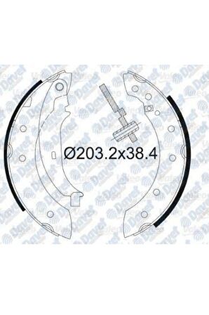 Arka Balata Saxo 306 (562581-4241.J1)
