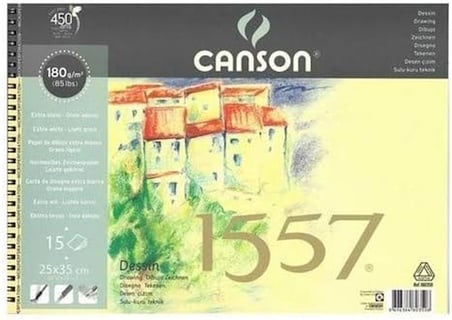 Canson 25X35 Resim Defteri 180Gr. 15 Sayfa 180350