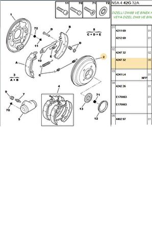 Arka Disk 306 Xsara (DB4128-HSF152-4247.32)
