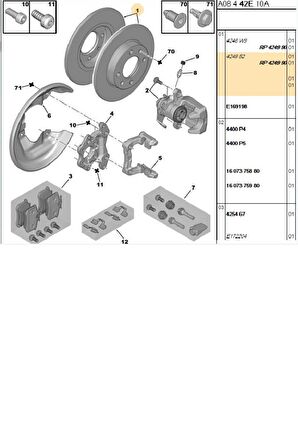 Arka Disk 307 Partner C2 C3 C4 (0986478608-4246.W9)