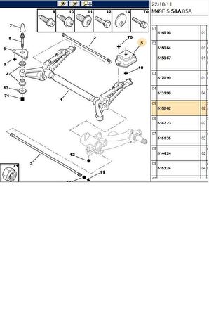 Dingil Takozu Partner DW8 (R59863-5152.62)