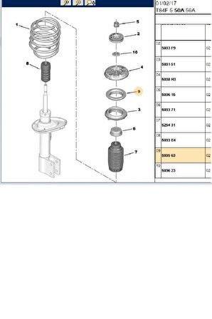 Amortizör Takozu 208 307 308 Partner(5035.63)