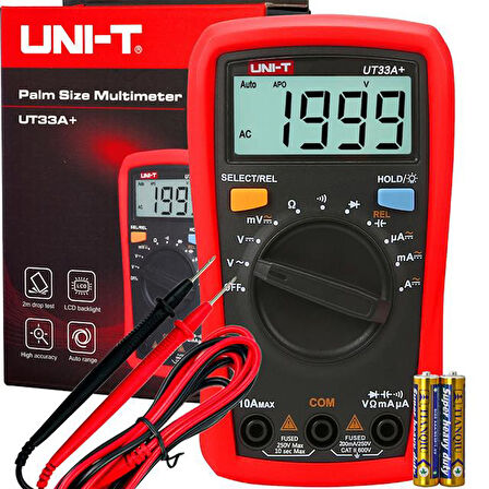 Unit UT 33A+ 600V Dijital Multimetre Ölçü Aleti