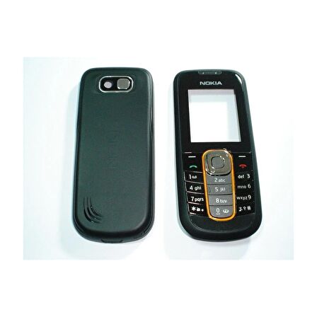 Nokia 2600C Kapak Tuş Takımı SET Siyah Lacivert