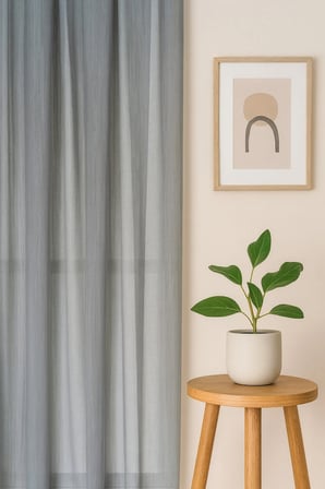 Soft Dokulu Şık Pileli Tül Perde Salon Oturma Odası Yatak Odası Çocuk Odası