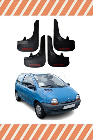 Renault Twingo Racing yazılı 4’lü tozluk çamurluk paçalık spor görünüm
