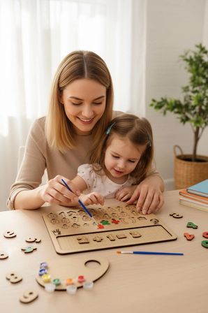 Ahşap Boyanabilir Sayılar ve Matematik - Kendin Yap (DIY) Etkinlik Seti