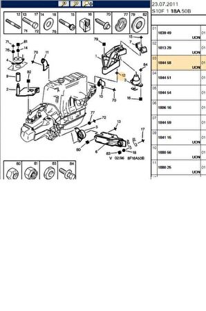 Motor Takozu Alt Xantia 19TD 21TD (R51962-1844.58)