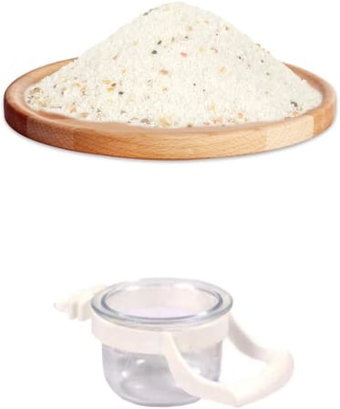 Kuş Kumu Giritli &amp; Anasonlu (Muhabbet, Kanarya, Paraket Kuşlar Için Kuş Kumu) + Kelepçeli Mamalık (250 Gr)