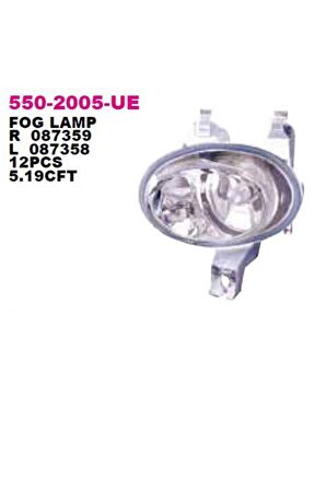 Sis Lambası Sol 206 (DEPO5502005L-6204.T1)