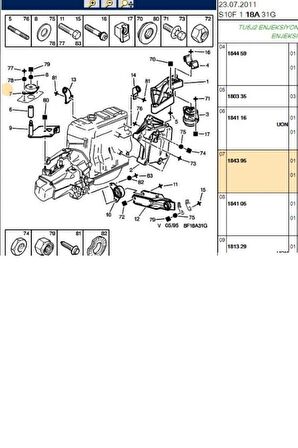 Motor Takozu 406 (R55159-Y5281-1843.95)