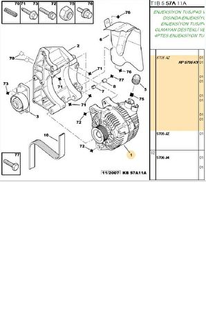 Alternatör 206-307 (4396.92-5705.KY)