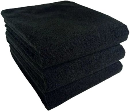 DENİZLİ ÇEYİZ 12 Adet Boya Tutmayan Mikrofiber El Yüz Kuaför Havlusu