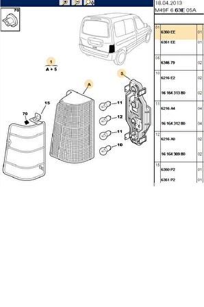 Sol Stop Tek Kapı Partner (6350EE-511119-P4207)